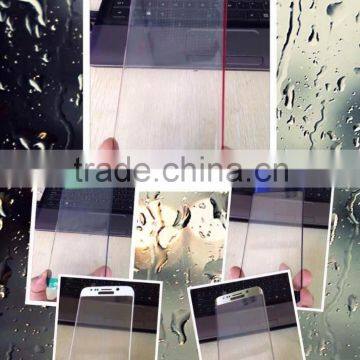 2015 Hot Selling High Quality Factory Prices Colorful Curved Full Screen Tempered Glass Screen Protector for Samsung S6 Edge photo-5