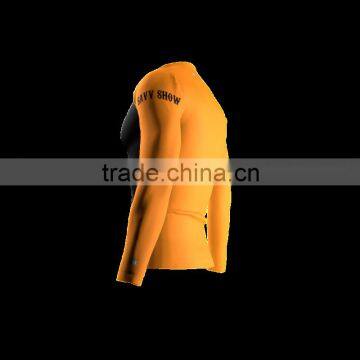 Polyester Spandex Long Sleeves Savv Show Compression Shirt/Rash Guard With Club Logo Player Name and Numbers at Sleeves photo-4