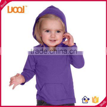 2016 Wholesale 100% Cotton Children Plain Blank Custom Hoodies For Kids