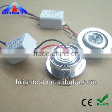 Crazy sell 3pcs 1W LED Downlight, 1W LED Ceiling Light