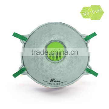 CE FFP1 disposable non-woven dust mask, respirator, n95 mask with valve and activated carbon