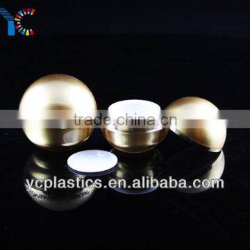 ShangYu YiCai Gold Color Acrylic Ball Cream Jar