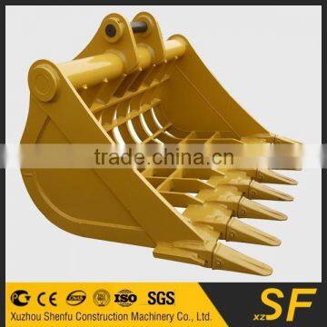 excavator sieve bucket with bucket teeth