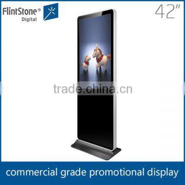 FlintStone 42inch floor stand Exhibition LCD Advertising Players 16:9 Aspect Ratio