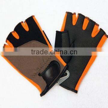 Accept sample order wholesale half finger custom cycling gloves with competitive price