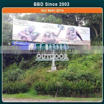 Professional manufacturer cheap advertising construction steel billboard