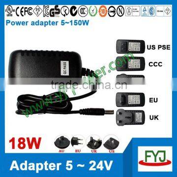 16.8v 18v 500ma dc Power Adapter With eu us au uk Plug photo-3