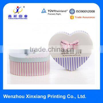 Low Price Wholesale Heart Shape Gift Boxes Paper Candy Box