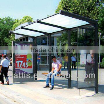 3-15mm tempered glass for bus shelters