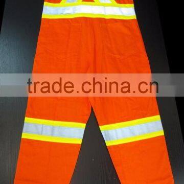 High Quality Reflective Work Trousers Safety Flame Resistant Work Pants cotton Coverall