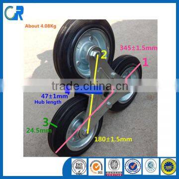 10x2 Six Wheels Hand Trolley Wheels photo-3