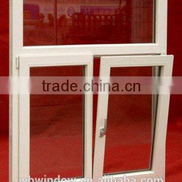 white color pvc tilt and turn windows with cheapest price