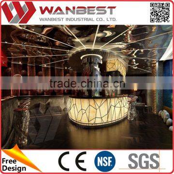Restaurant Led Light Commercial Bar Cabinets Counters Design