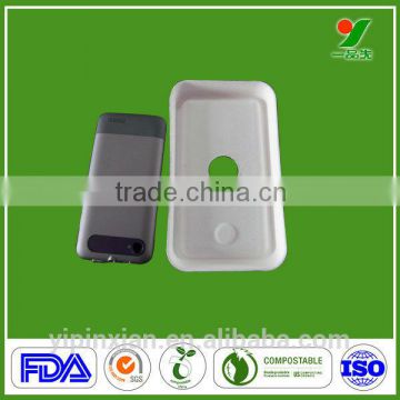 Dongguan 100% Biodegradable Eco-friendly Bio Packaging Molded Recycled Paper Pulp Fiber Products Trays