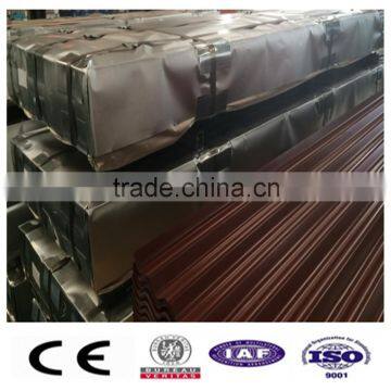 color coated corrugated metal roofing sheet in China