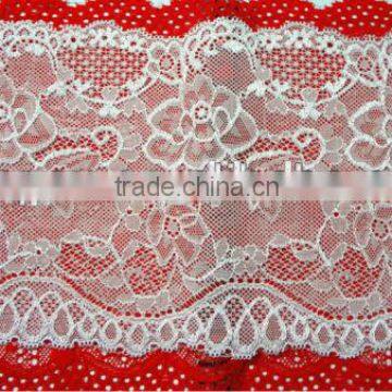 Manfacturer of Cheaper Elastic Trim Lace Design for Wedding Dress-APN4131y-15cm photo-2