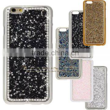 2016 new hot selling promotion price bling bling rhinestone case for iphone 6 6S