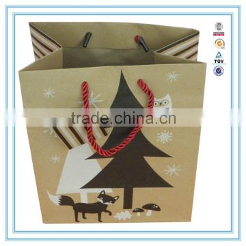 china alibaba custom paper bag brown kraft paper bag & christmas paper bag