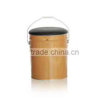 Custom made Factory Round storage metal paint bucket stools