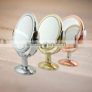 Rosegold makeup mirror vanity desktop double sided 10x magnifying mirror                        
                                                                                Supplier's Choice