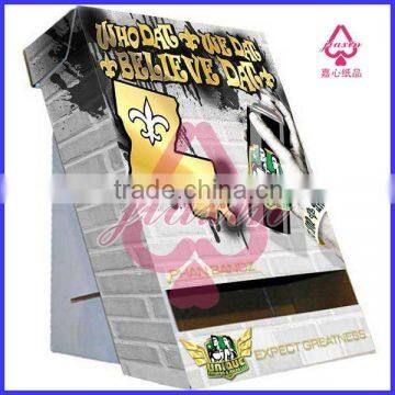 Portable table top corrugated advertising board / standee