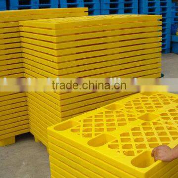 1200*800mm Size Eruo Type Single Face Nine Leg Nestable Recycled Plastic Pallet photo-3