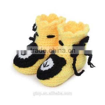 Baby Handmade Crochet Boots Shoes Supplier for 1-10 months old B-0014