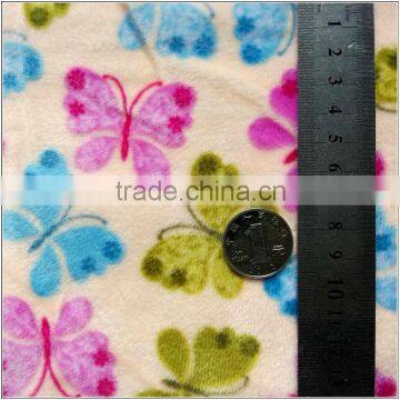 100%Polyester printed Micro Velboa fabric polyester velboa