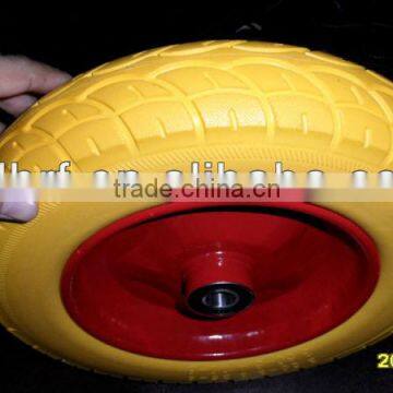 popular semi solid rubber scooter wheels 350-8