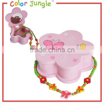 Mirror box wholesale mirrored jewelry box, for kids standing mirror jewelry box