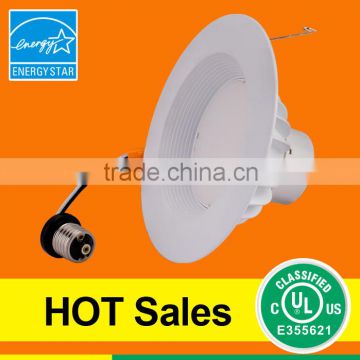 OKT 6 in. White Recessed LED Baffle Downlight Retrofit Trim Module with 277V input