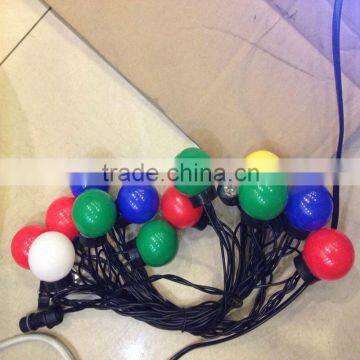 10m Multi-color LED Cotton Ball String Light for Festival Display