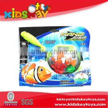 2015 Hot selling aquarium toys Electric fish toy battery operated swimming fish toy swimming fish