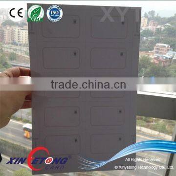 Rfid 1k 2x5 10UP A4 inlay Sheet with factory price