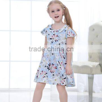 China supplier high quality children apparel baby girls sleeveless dress