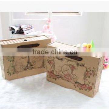 kraft paper handle boxes