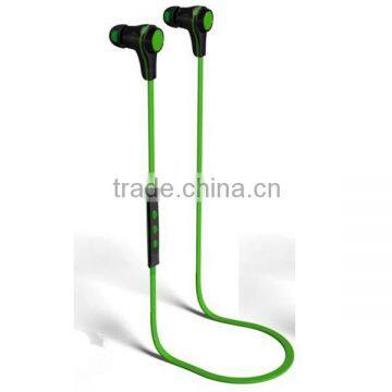 2014 Sport Hi-Fi Stereo Handsfree Wireless Bluetooth Headset With Microphone bluetooth wireless earplug headphones