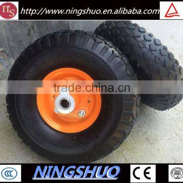 China industry of 10 inch small rubber pneumatic wheel for wheelbarrow