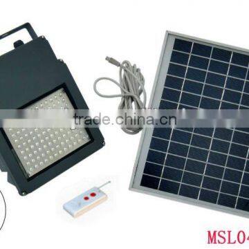 Solar flood light with high efficient power led and remot control