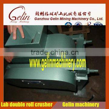 Double roller crusher, small roll crusher for laboratory use