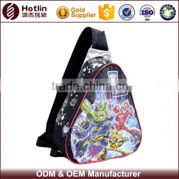 840D Student Black Polyester Kids Shoulder Bag