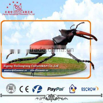 Park equipment Insects Fiberglass Sculpture of Stag Beetle