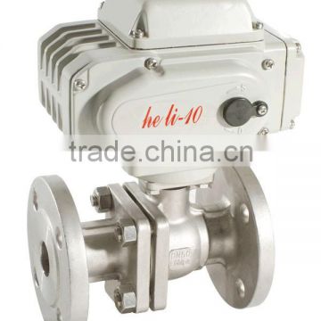 Electric flanged ball valve