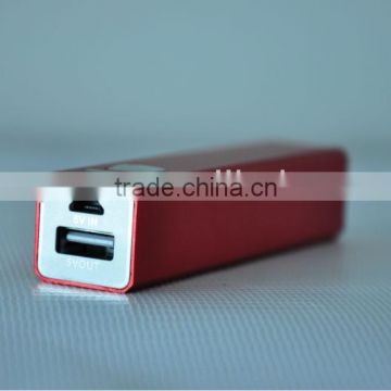 Fashion 2000mah aa battery power bank for iphone ,ipad ,mp4,mp5