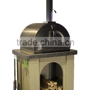 Outdoor Stainless Steel Pizza Oven Freestanding Wood Fired Oven For Sale