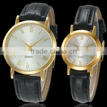 YB Latest design Gold case watch Couple wrist watch Free customize logo