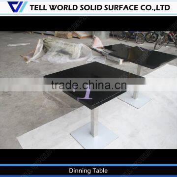 High quality dining table/American style dining table/high glossy black dining tables