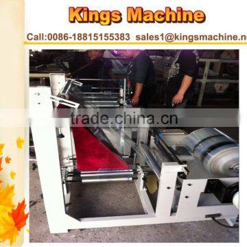 ZB-1200/1800 2016 New DesignBOPP Hem Folding Machine /Plastic Bag Film Hem Folding Machine(Kings Brand)