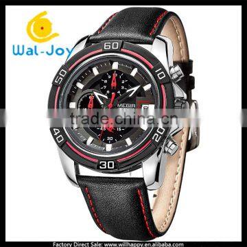 WJ-5510 30 Meters Waterproof Megir Top Sale Attractive Luminious Megir With Calendar Men Watch photo-4