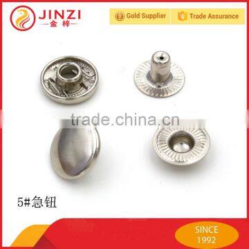 15MM Four Parts Metal Snap Button Made of Zinc Alloy photo-3